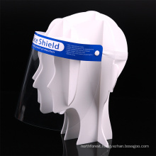 Adjustable Plastic Transparent Reusable Isolation Face Shield Mask